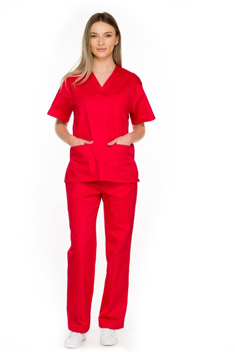 Costum unisex rosu