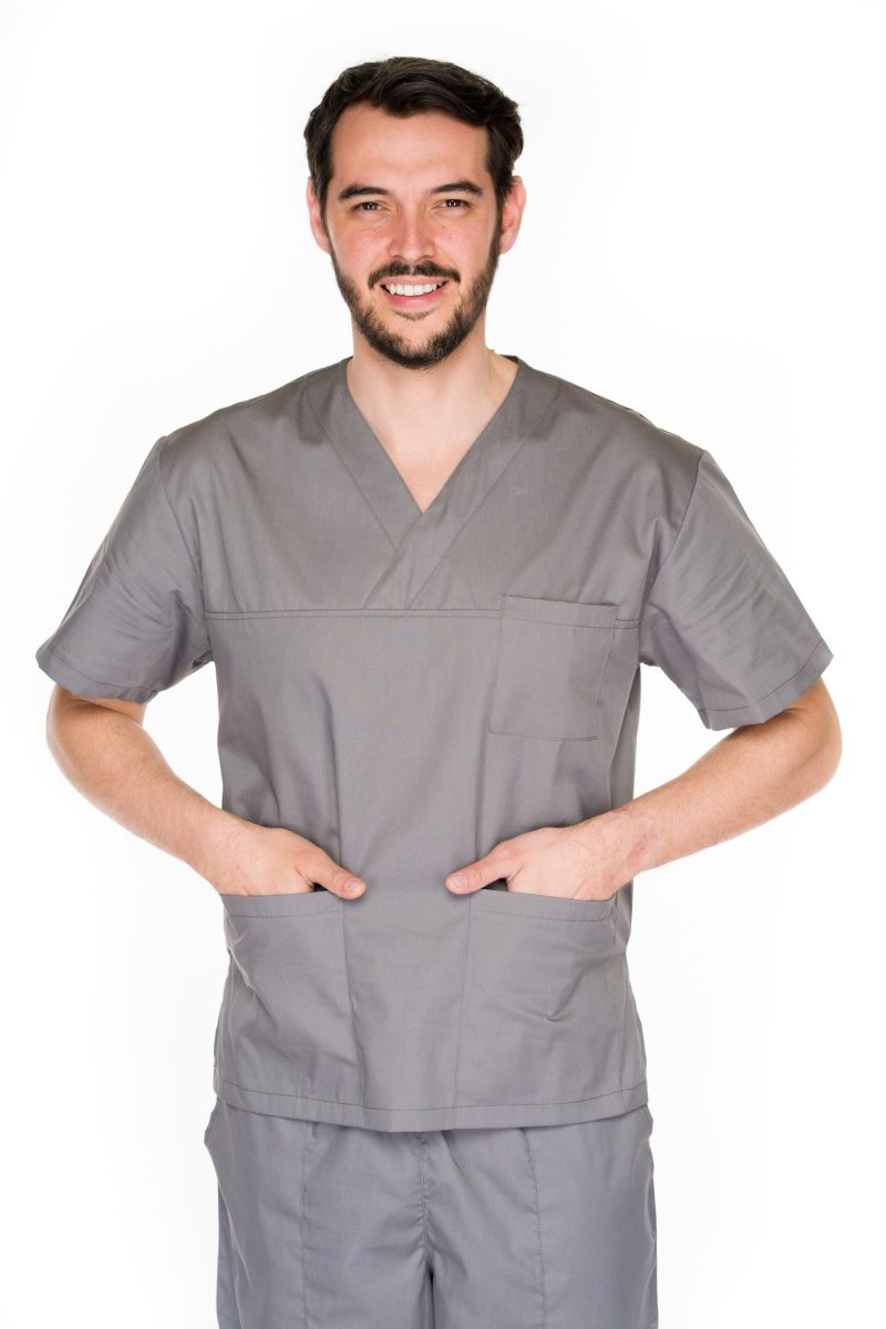 Bluza unisex gri