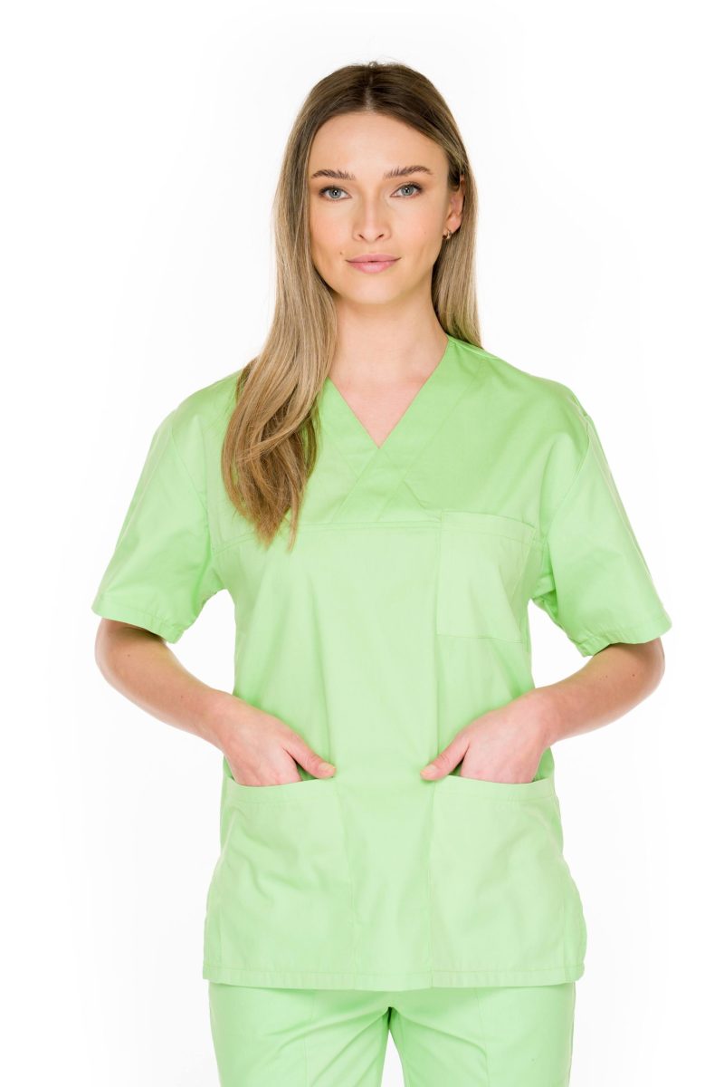 Bluza unisex verde mar