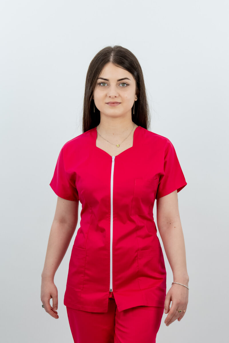 Halat cu fermoar - premium flexi - roz magenta
